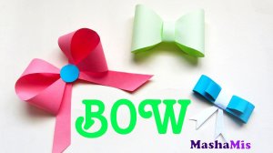 БАНТ из БУМАГИ своими руками 3 DIY