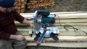 Торцовочная пила Metabo KGS 305M.  Распаковка и первый пробный пуск. = )