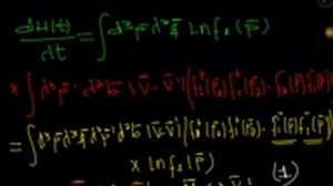 Mecanica Estadistica Especial 19: El Teorema H, Entropia y la Funcion Densidad de Equilibrio.