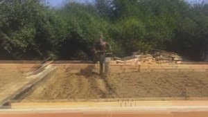 Полы по грунту. Обратная засыпка глины. Часть 2. Backfilling of clay.