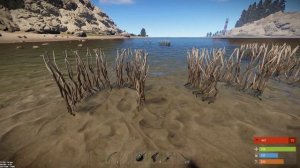 RUST- Рыбалка и огород(как ловить рыбу, всё о наживки, срез и все подробности)