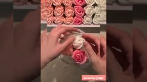 Букет из мыла . Как сделать букет в шляпной коробке.