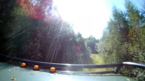 ГАЗ 66 в тайге. Река Большой Он.