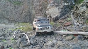 Из Сойона в Максимовку по берегу 20 км Nissan Safari TD 42 мкпп 33"