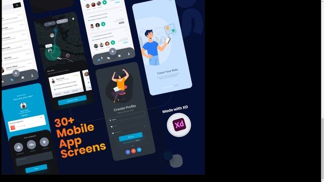 RideTalk A Carpooling Mobile App and Landing Page Adobe XD Template office commute xd смотреть онлайн