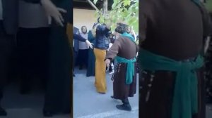 Чеченский долгожитель танцует лезгинку