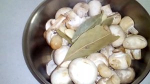 Маринованные шампиньоны за 7 минут