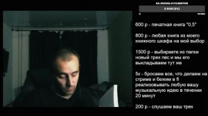 публика выбирает сама - 0,5 (стрим, читаю свой роман под бит, главы 1-4)