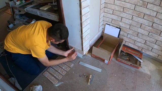 КЕРАМОГРАНИТ НА СТЕНЫ плитка под кирпич облицовка стен в прихожей ДЛЯ СЕБЯ СВОИМИ РУКАМИ смотреть онлайн