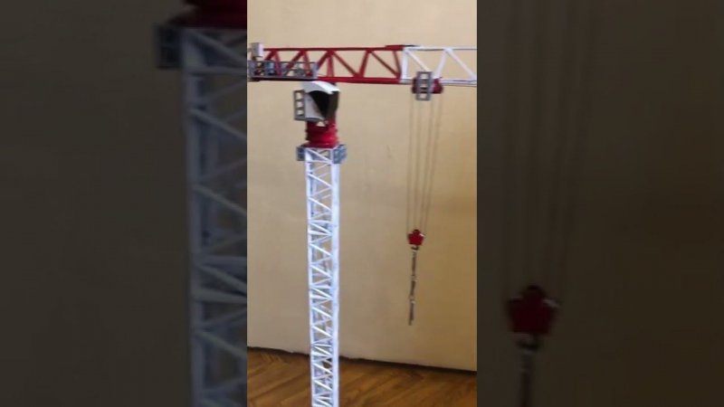 Terex Comedil CTT 181. Модель башенного крана. Tower crane model #shorts