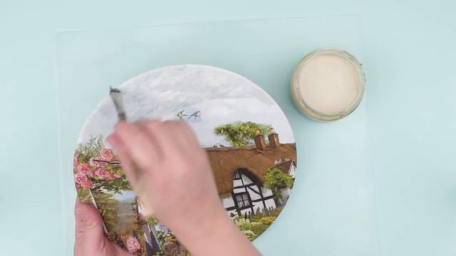 DIY Vinyl Record Wall Clock in Decoupage Technique смотреть онлайн