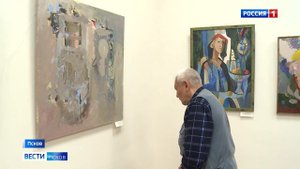Уникальное собрание живописи и графики представил заслуженный художник Николай Москалев в Пскове