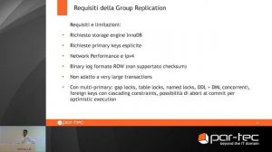 MySQL Day Milano 2017 - MySQL Group Replication in action