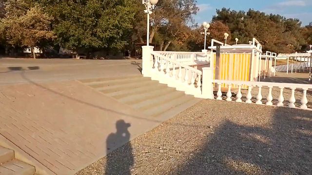 Обновленная набережная у санатория Кабардинка