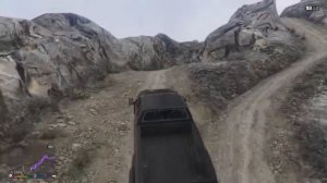 gta V Online #1 (PS4) прыгаем с горы челиад и нападаем на военную базу