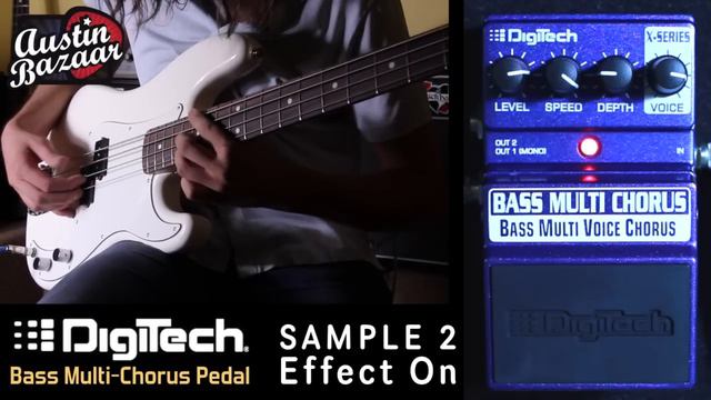 Digitech X-Series XBC BASS Multi Chorus Pedal Demo смотреть онлайн
