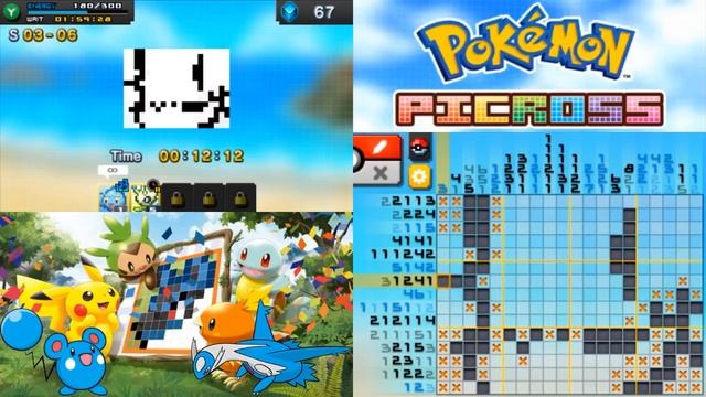 Let's Play Pokemon Picross: Part 5 - Turning To Ash [All Passwords] смотреть онлайн