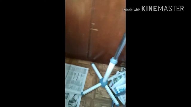 Круглый стол своими руками из стойки вентилятора и полочки ;) смотреть онлайн