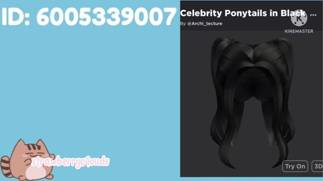 Aesthetic Roblox Hair ID Codes (bloxburg, etc) смотреть онлайн