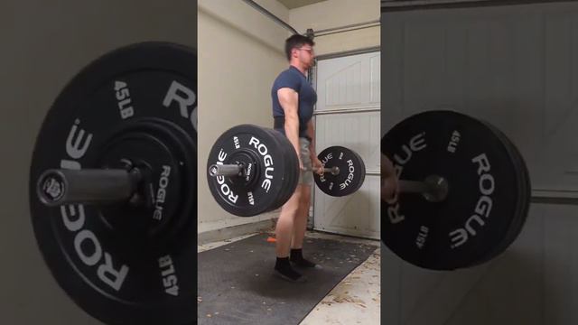 330 lbs. x 7 Deadlift + First time using smelling salts. смотреть онлайн