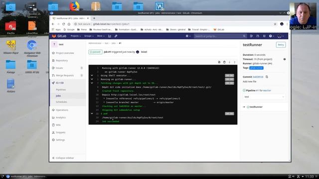 Mini tuto - Exécuter un job sur un runner spécifique sur Gitlab смотреть онлайн