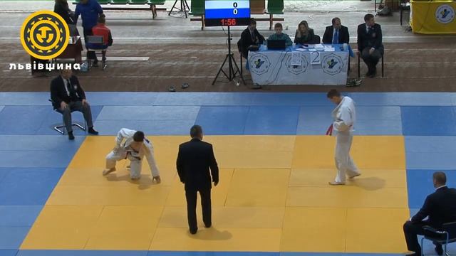 ЧЕМПІОНАТ УКРАЇНИ З ДЗЮДО U-16 (Львов 2019). Фёдор Шуклин . смотреть онлайн