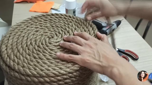4 ИДЕИ поделок из ДЖУТА/Своими руками/Jute craft ideas/Красота из джутовой веревки и мусора/DIY Jut смотреть онлайн
