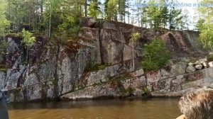 Приятная прогулка на катере по водам Выборгского залива.