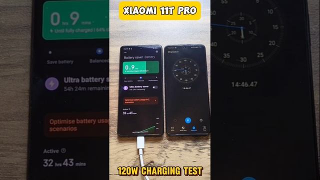 Xiaomi 11T Pro Battery Charging Speed ?⚡ #120w #xiaomi #miphone