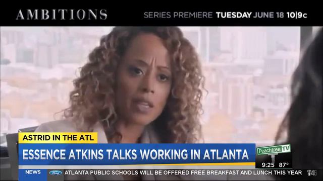 Essence Atkins talks working in Atlanta смотреть онлайн
