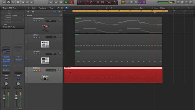 Logic Pro X - Video Tutorial 33 - MIDI Quantization pt. 2 - Region-based Quantization