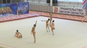 Художественная гимнастика. Всероссийские соревнование "Надежды Сибири" Мячи