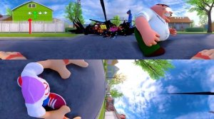Family Guy vs Pibby Glitch 360° Corrupted Animation FNF