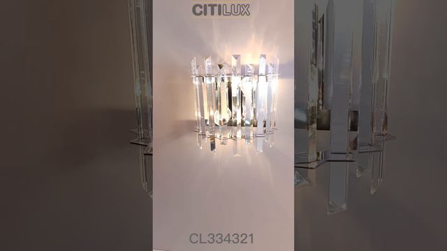 Citilux Ингвар CL334321 Бра хрустальное Хром