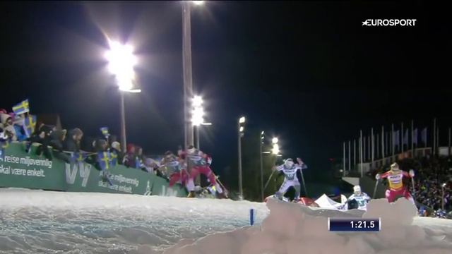 Обзор финала женского спринта многодневки «Ски Тур» смотреть онлайн