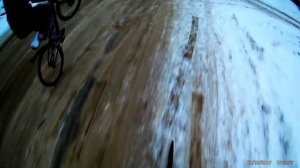 #1 Покатушки на велосипеде зимой (Дрифт,стант)