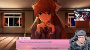 РЕАКЦИЯ МАЙНИ на ВНЕЗАПНЫЙ СКРИМЕР от МОНИКИ | Doki Doki Literature Club
