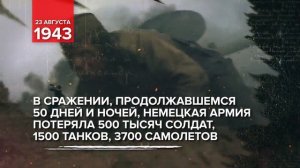 23 августа 1943 - День воинсокой славы России