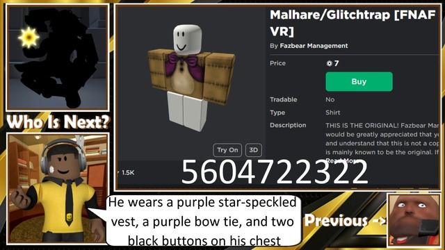 Five Nights at Freddy's - Glitchtrap Roblox Cosplay Showcase смотреть онлайн