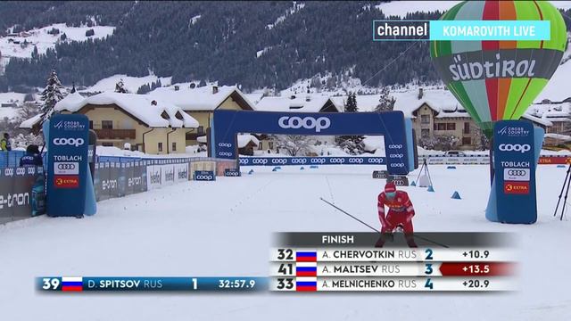 Тур де Ски 2021 4- й этап (5 января 2021), Тоблах Гонка с раздельного старта Свободный стиль мужчин смотреть онлайн