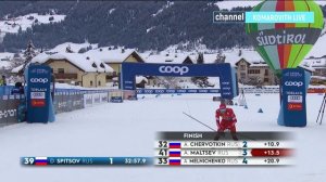 Тур де Ски 2021 4- й этап (5 января 2021), Тоблах Гонка с раздельного старта Свободный стиль мужчин