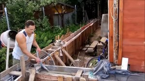 Стройка. Фундамент ТИСЭ. Ростверк.