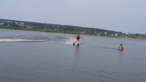 На водных лыжах