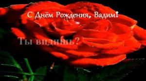 С Днём Рождения, Вадим!