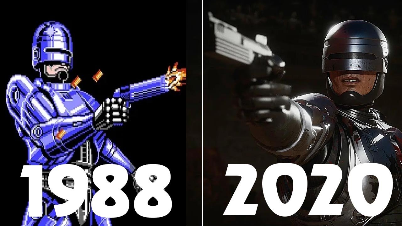 Evolution Of RoboCop / RoboCop Retro Games  1988 -2020