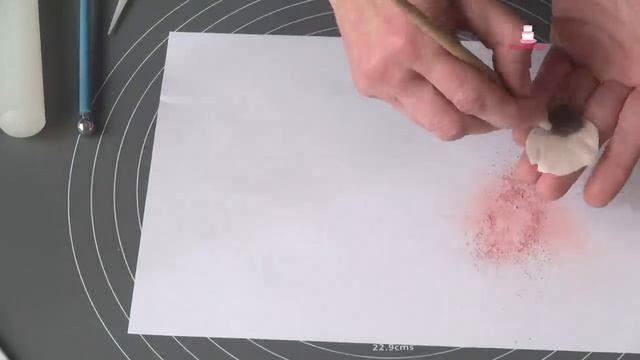 Цветок из сахарной мастики_Sugar paste flower_زهرة عجينة السكر смотреть онлайн