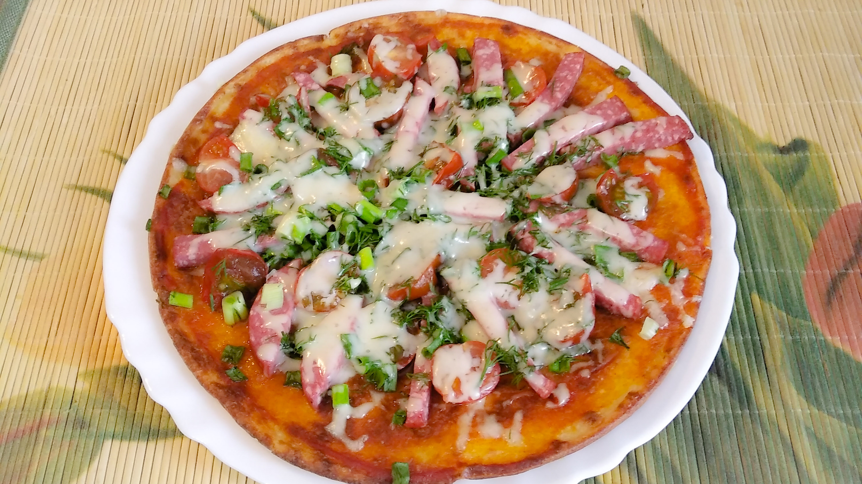 рецепт быстрой пиццы на сковороде из лаваша фото 111