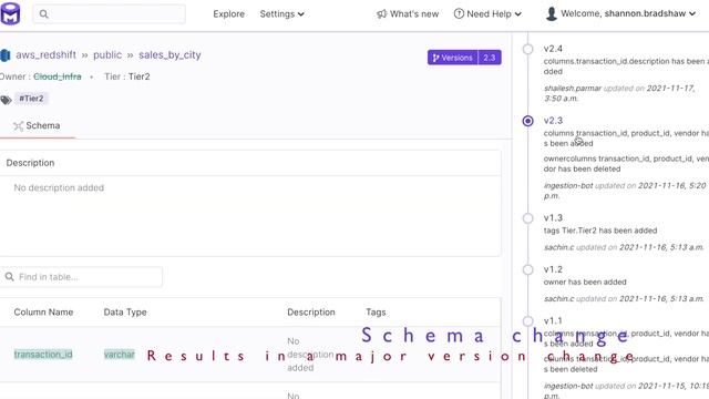 OpenMetadata 0.6.0 - Metadata Versioning смотреть онлайн