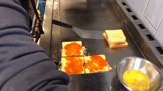 이것이 바로 진정한 감자토스트 / Potato Cheese Ham Toast / 대구 동성로 смотреть онлайн