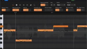 Vocal Tune Studio in Logic Pro for iPad